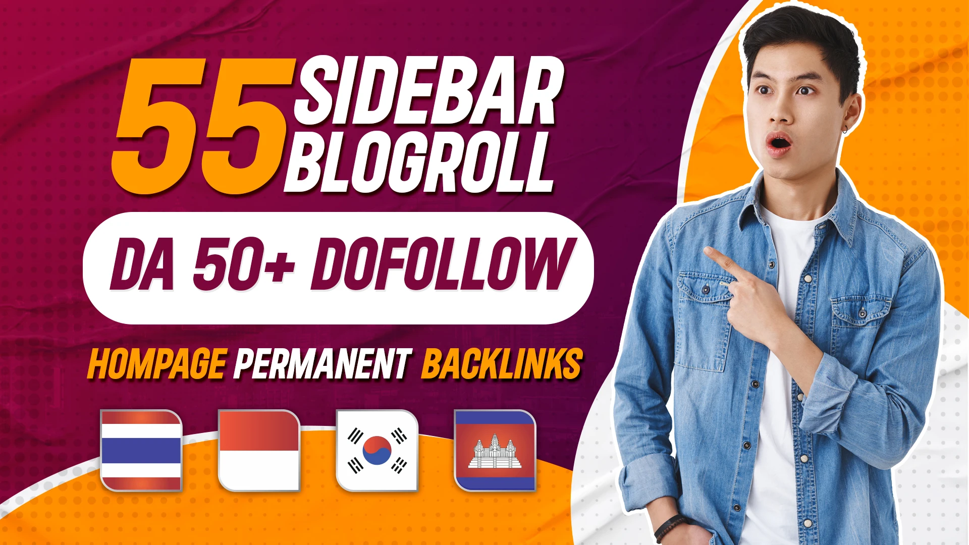 Jasa sidebar blogroll backlink dofollow permanen da 50