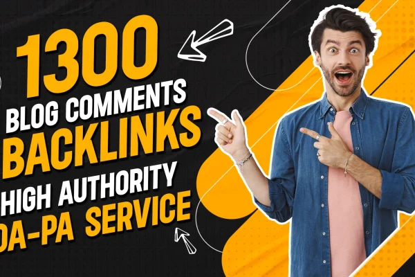 Jasa 1300 dofollow blog comment SEO backlinks link building