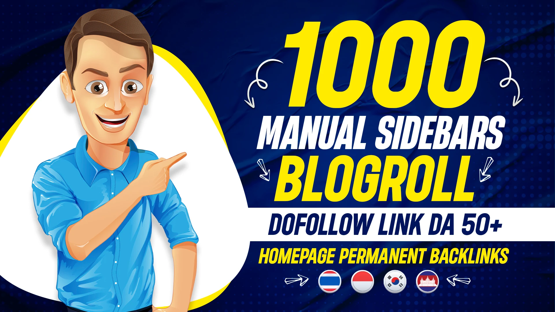 Jasa 1000 sidebar blogroll da 50 homepage dofollow backlinks (Premium)